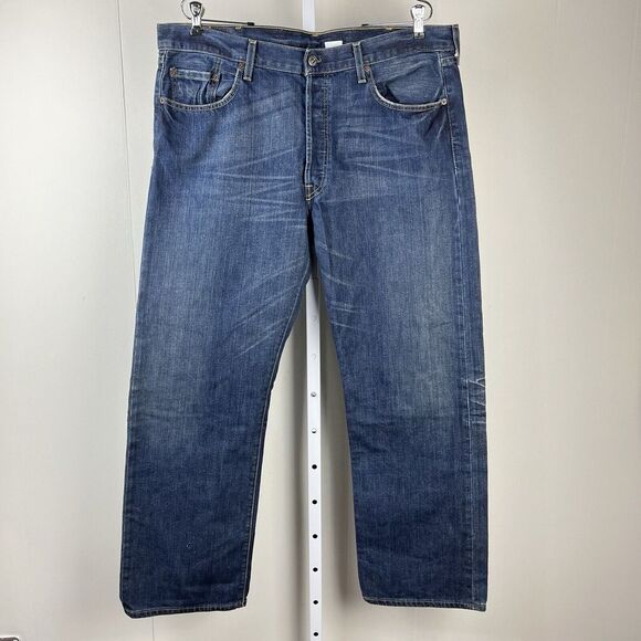Levi's Other - Levi's 501 Jeans Button Fly Dark Wash Denim 2006 Mens Size‎ 40x30